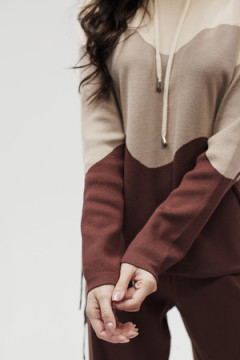 Костюм с брюками Вязаный Волна