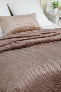 Плед велсофт Bio-Line, мягкий пушистый кубик