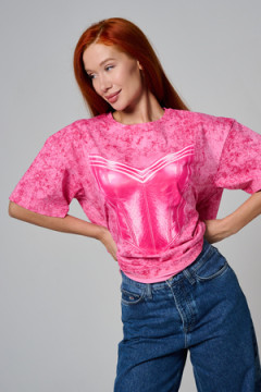 8594 футболка женская оверсайз