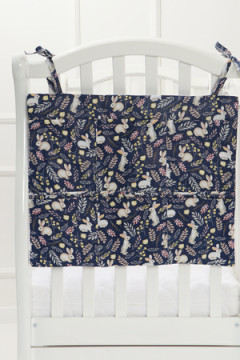 Органайзер в кроватку арт. ККР/зайка-синий