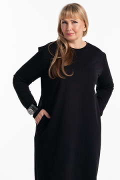 Платье футер-длинное