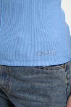 Футболка с швом и стразами ФЖ-002