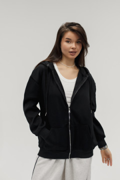 Худи на молнии с капюшоном