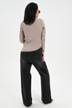 Лонгслив с драпировкой