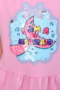 Платье Хвостик короткий рукав