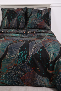 КПБ Черное Зеленое полисатин