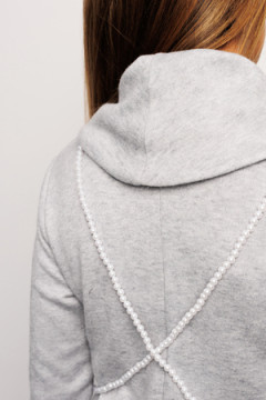 Платье свитер миди 391GRY