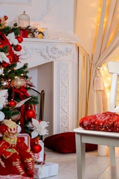 Подушка для мебели из рогожки 40*40см