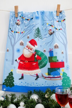 Набор кухонных полотенец Зимний день