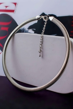 Чокер Дизайнерский Жгут, 8мм + Подарок, подарочная упаковка