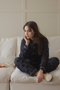 Пижама с брюками Мишки