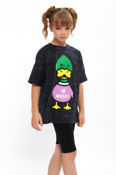 Костюм с велосипедками для девочки "Утка Луи" арт. КД-001-1