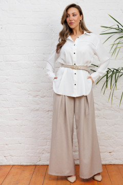 Рубашка классическая офисная с длинным рукавом 56001