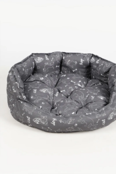 Лежанка для кошек и собак 50×60 с бортиками LDZB, бязь, 100% хлопок, износостойкая, Bio-Line