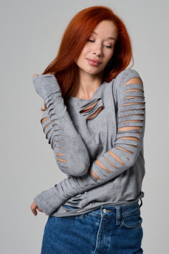 7476 Лонгслив женский