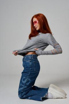 7476 Лонгслив женский