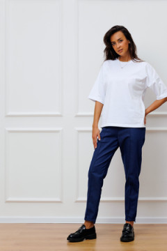 Брюки 344 джинсовые с карманами