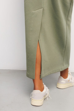 Юбка длинная макси с разрезом 388KHK