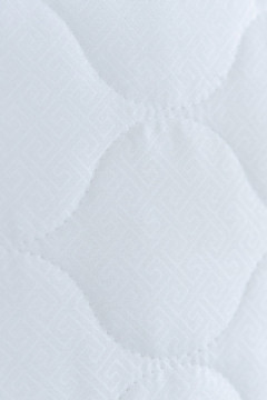 Подушка "Юнибив" бамбук+леб. пух на молнии стеганая м/ф(белая) 550гр, сумка