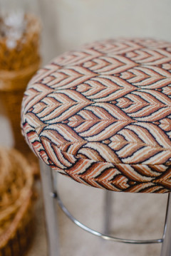 Подушка для мебели Сидушка на табурет круглая