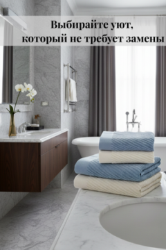 Набор махровых полотенец  Rauma 480 гр 100% хлопок Tilkku Takki, TT-06/4-Ra-крем/св.гол