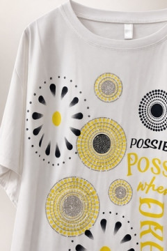 Футболка со стразами Dream Sun арт. F9702