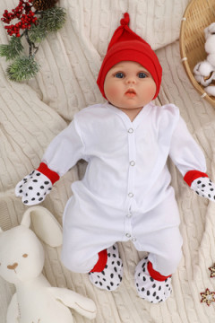 Комплект белья грудничковый новогодний арт. КПЛ-НГ/крапинка