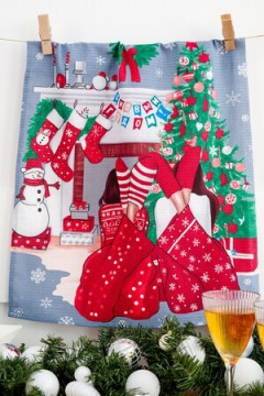 Полотенце вафельное Тепло в каждом мгновении