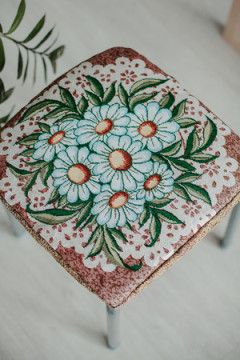 Подушка для мебели Сидушка на табурет квадратная