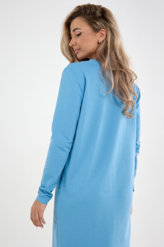 Платье футер-длинное