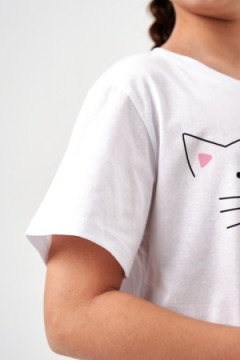 Пижама с брюками Кисонька короткий рукав