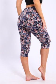 Бриджи с цветочным узором Бр-2