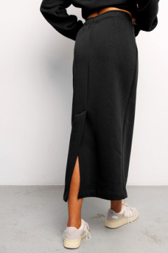 Юбка с разрезом 388BLK