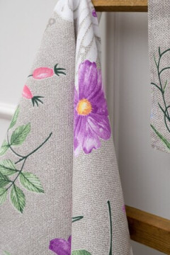 Полотенце кухонное Бабочки и цветы