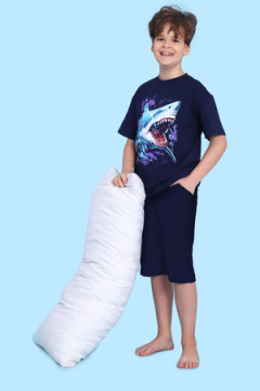 Пижама с шортами арт. ПМ-022-058 Акула