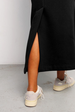 Юбка с разрезом 388BLK