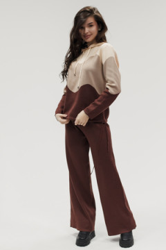 Костюм с брюками Вязаный Волна