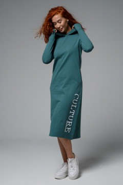 8520 Платье с капюшоном