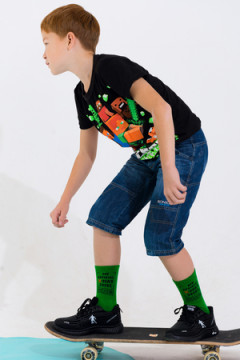 Детские носки высокие Санта Рок