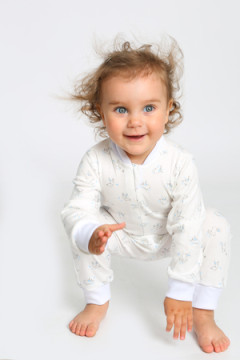 Комбинезон слип Зайка на молнии