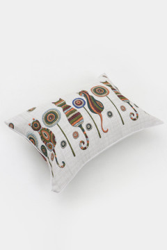 Наволочка декоративная рогожка Lizzy Home размер 50х70 см рисунок кошки