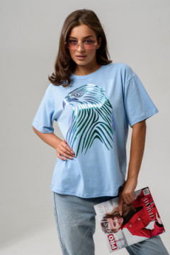 8555 Футболка оверсайз женская