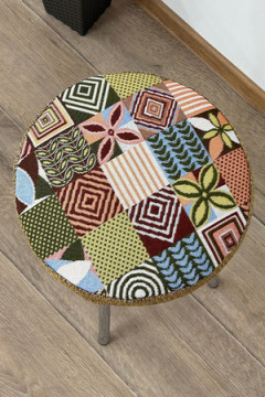 Подушка для мебели Сидушка на табурет круглая