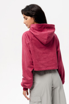 Свитшот 2 оверсайз короткий