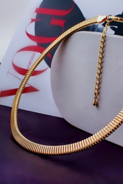 Чокер Дизайнерский Жгут, 8мм + Подарок, подарочная упаковка