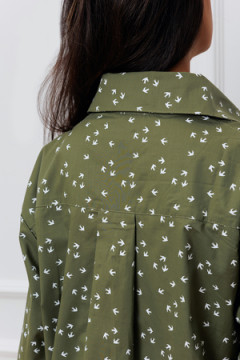 Рубашка Raposa с мелким принтом 301