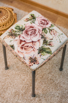 Подушка для мебели Сидушка на табурет квадратная