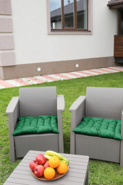 Подушка для мебели с завязками с 2 сторон PO52x60