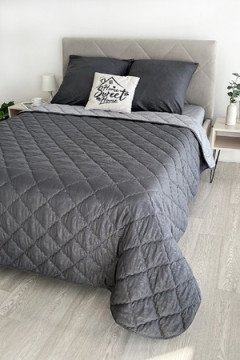 КПБ с одеялом New Style КМ-003 графит-серый