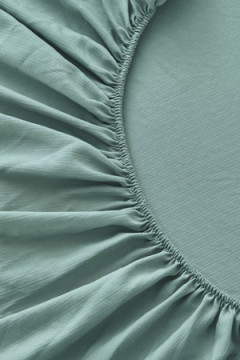 КПБ полукомплект простыня на резинке Борт 25 + 2 наволочки 50*70 изумруд